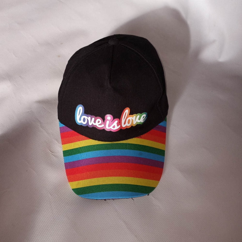 Unisex RAINBOW love is love cap